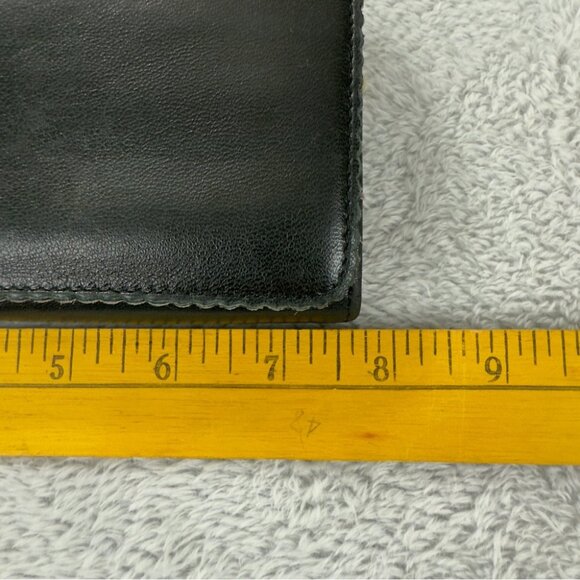 LOEWE Anagram Leather Long Bifold Wallet Black 100% Authentic Made in Spain - Picture 13 of 15